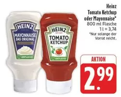 Heinz - Tomato Ketchup oder Mayonnaise