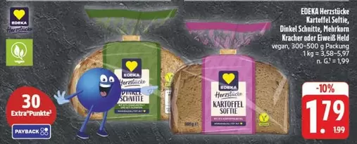 Herzstücke Kartoffel, Dinkel Schnitte, Mehrkorn Kracher oder Einweil Held