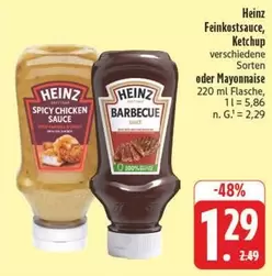 Heinz - Feinkostsauce, Ketchup oder Mayonnaise