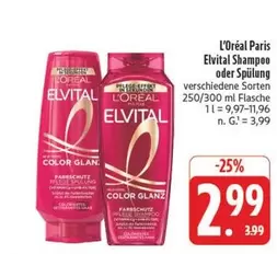 L'Oréal - Elvital Shampoo oder Spülung