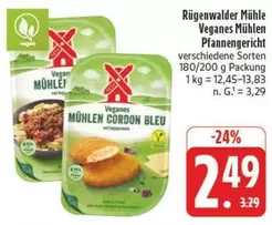 Veganes Mühlen Cordon Bleu