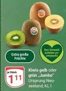 Kiwis gelb oder grün "Jumbo"