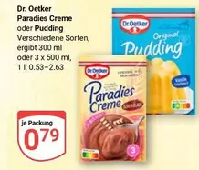 Paradies Creme oder Pudding