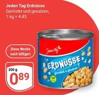 Erdnüsse Geröstet und gesalzen