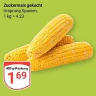 Zuckermais gekocht