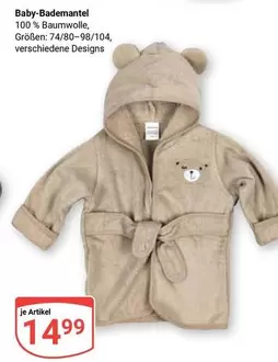 Baby-Bademantel