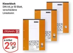 Kieserblock DIN A4
