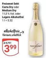 Freixenet - Sekt Carta Dry oder Medium Dry