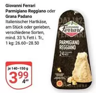 Ferrari - Parmigiano Reggiano oder Grana Padano