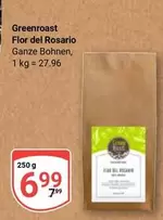 Greenroast Flor del Rosario Ganze Bohnen