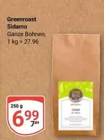 Greenroast Sidamo Ganze Bohnen