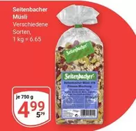 Müsli Verschiedene Sorten