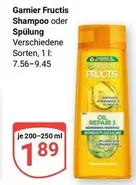 Garnier - Shampoo oder Spülung