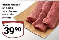 Frische Neusee-ländische Lammlachse