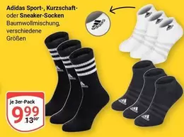 Adidas - Sport-, Kurzschaft oder Sneaker-Socken
