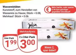 Wassereistüten