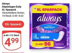 Always - Slipeinlagen Daily XL-Sparpack