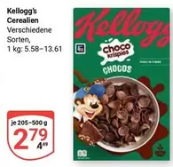 Kellogg's - Cerealien Verschiedene Sorten