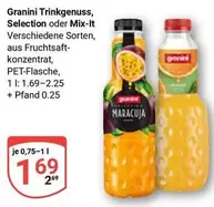 Trinkgenuss, Selection oder Mix-It