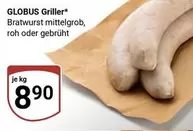 Griller Bratwurst mittelgrob, roh oder gebrüht