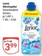 Weichspüler Verschiedene Sorten