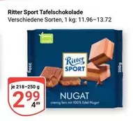 Ritter - Tafelschokolade