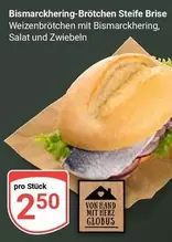 Hand - Bismarckhering-Brötchen Steife Brise