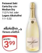 Freixenet - Sekt Carta Dry oder Medium Dry