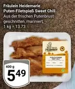 Puten-Filetspieß Sweet Chili