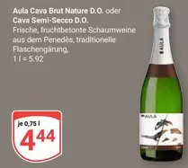 Cava Brut Nature D.O. or Cava Semi-Secco D.O.