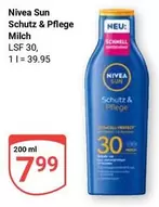 Nivea - Schutz & Pflege Milch LSF 30