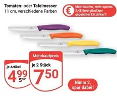 Tomaten- oder Tafelmesser