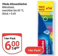 Vileda - Allzwecktücher Mikrofaser