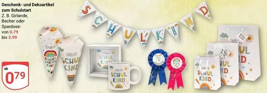 Geschenk- und Dekoartikel zum Schulstart