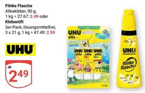 Flinke Flasche Alleskleber