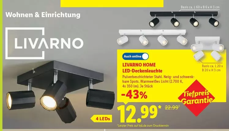 LED-Deckenleuchte