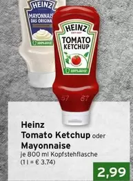 Heinz - Tomato Ketchup oder Mayonnaise