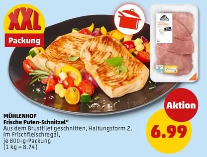 Frische Puten-Schnitzel