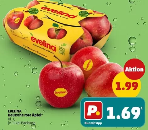 Deutsche rote Äpfel KL L