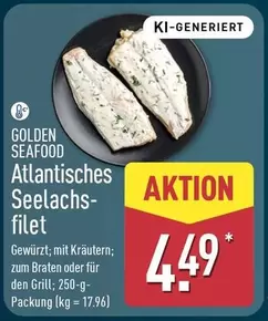 Atlantisches Seelachs-filet