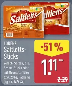 Saltletts Sticks