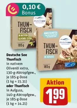 Hand - Thunfisch in nativem Olivenöl extra oder Thunfisch in Aufguss