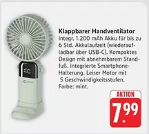 Xiaomi - Klappbarer Handventilator