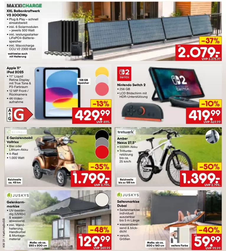 XXL Balkonkraftwerk V2 3000Wp