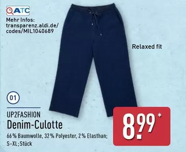 DENIM-CULOTTE
