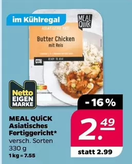 Butter Chicken mit Reis