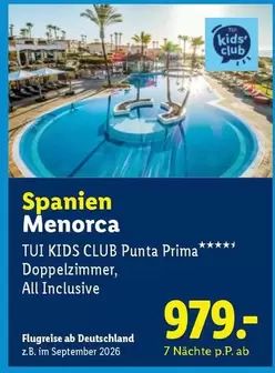TUI KIDS CLUB Punta Prima