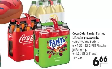 Coca Cola - Coca-Cola, Fanta, Sprite, Lift oder mezzo mix