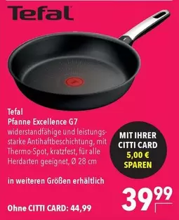 Tefal - Pfanne Excellence G7