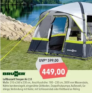 Luftzelt Trouper Air 2.0